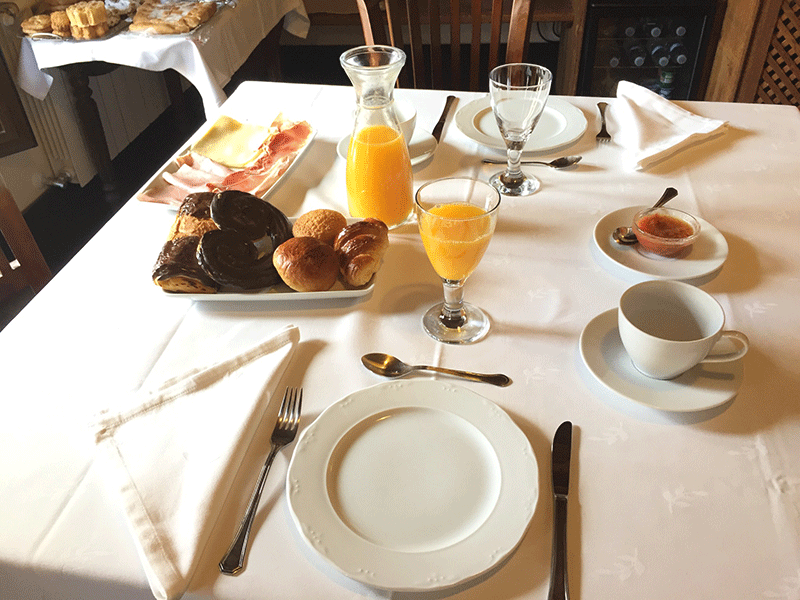 Desayuno hotel