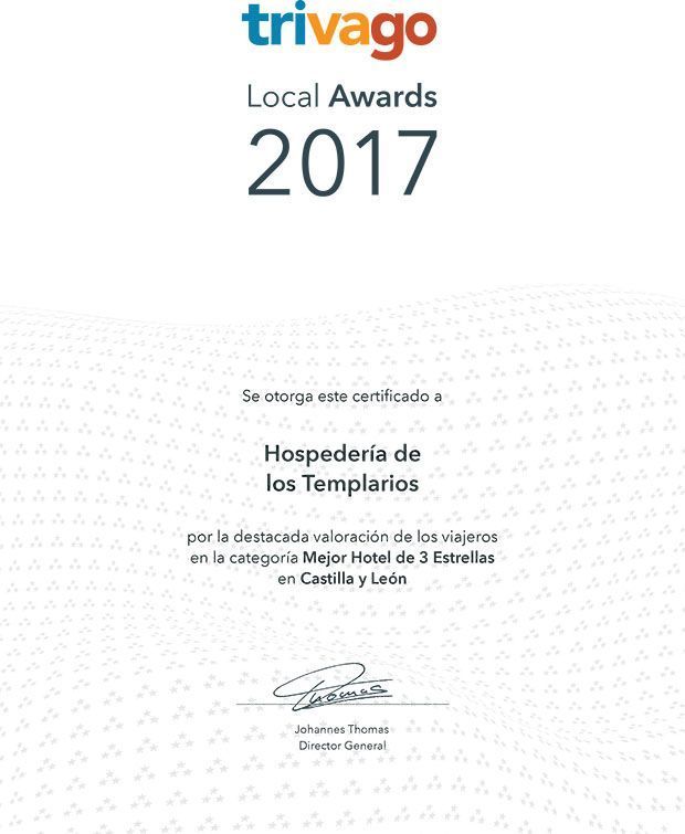 Certificado Trivago