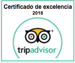 TripAdvisor certificado 2018